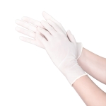 Găng tay cao su y tế không bột Polymer Latex Asap Powder Free Examination Gloves dễ đeo, có độ dai và bền Size S