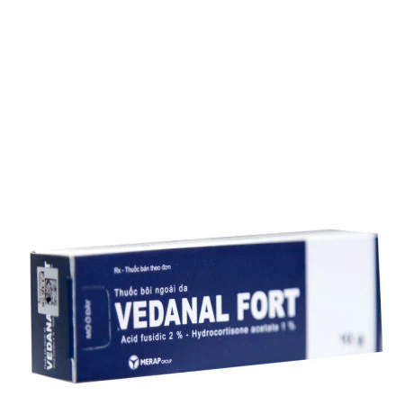 Thuốc dùng ngoài Vedanal Fort trị dị ứng và viêm da do nhiễm trùng (tuýp 10g)