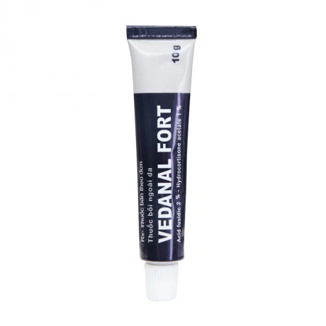 Thuốc dùng ngoài Vedanal Fort trị dị ứng và viêm da do nhiễm trùng (tuýp 10g)