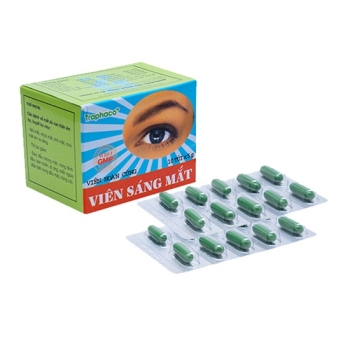 Viên nang Sáng mắt Traphaco điều trị nhức mắt, mỏi mắt (10 vỉ x 10 viên)